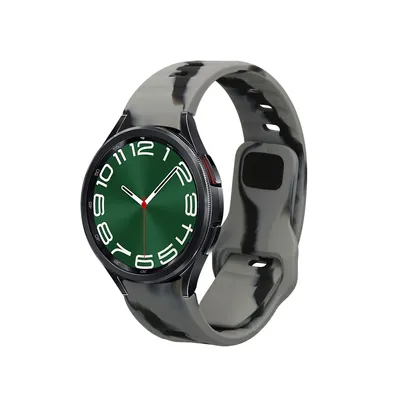 Produktbild von kwmobile Armband kompatibel mit Samsung Galaxy Watch 4 / 5 / 6 Galaxy Watch 7 / FE Armband - Fitnesstracker Sportarmband Band aus TPU und Silikon -