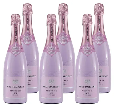 Produktbild von Brut Dargent Pinot Noir ICE -halbtrocken- (6 x 0,75L)