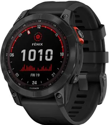 Produktbild von Garmin fenix 7 Solar, 3,3 cm (1.3"), MIP, Touchscreen, 16 GB, GPS, 79 g