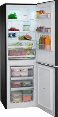 Produktbild von Amica KGCN 387 110 S, Kühl-/Gefrierkombination, 170 cm Höhe, Total NoFrost, schwarze Edelstahloptik, , VitControl Plus Linie