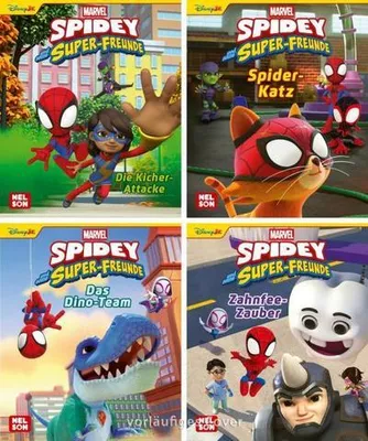 Obrázok produktu pre Nelson Mini-Bücher: MARVEL: Spidey und seine Super-Freunde 9-12