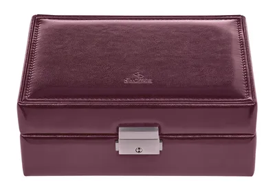 Produktbild von Sacher Schmuckschatulle New Classic Jewellery Case Britta Bordeaux weinrot