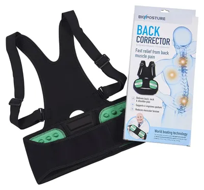 Image de Orthèse dorsale avec support actif, taille unique, réglable, pour hommes et femmes