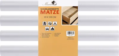 Produktbild von Mambocat Schubladenmatte Matze 4 teiliges Set | für 12 Standard Schubladen | Antirutschmatten