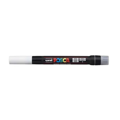 Produktbild von Posca Pinsel Malstift Weiß - Brush Marker für kreatives Zeichnen