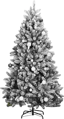 Produktbild von Künstlicher Weihnachtsbaum Klappbar 300 LEDs & Kugeln 270 cm