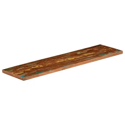 Immagine prodotto di Piano Tavolo 120x40x2,5 cm Rettangolare in Massello di Recupero