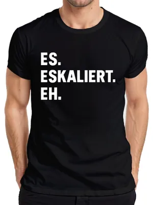 Zdjęcie produktu dla To i tak eskaluje zabawne powiedzenie sarkastyczna impreza urodzinowa JGA koszulka męska, czarny, 3XL