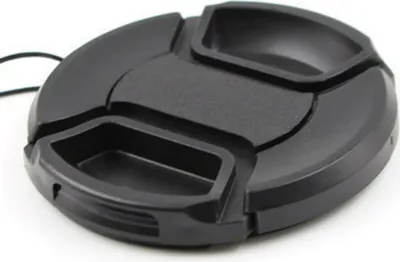Obrázek produktu pro Kryt objektivu fotoaparátu černý ABS ochranný univerzální 58mm kryt předního objektivu pro výměnu