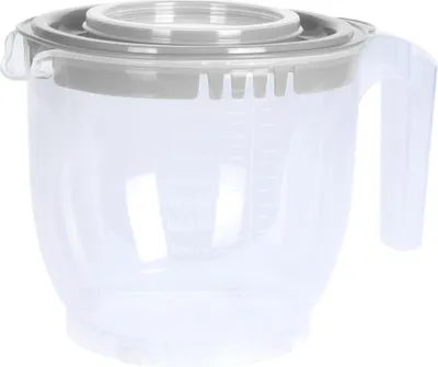 Zdjęcie produktu dla Miska do miksowania z pokrywką, pojemnik z miarką, 2200 ml