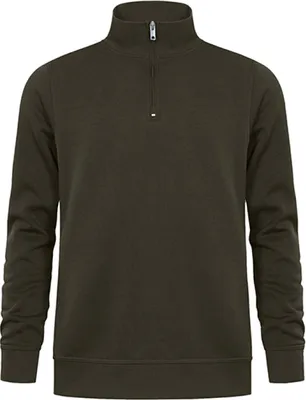 Produktbild von Promodoro 5052 | Uni Troyer Side Pocket Halfzip - Farbe: Khaki - Größe: 3XL