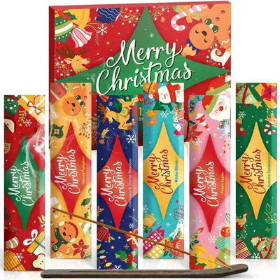 Produktbild von Räucherstäbchen Set 120 Sticks 6 Düfte mit Halter 26cm Brenndauer 45 Min