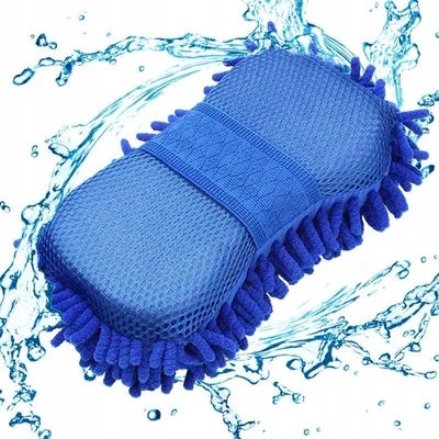 Produktbild von LUXTOM | Waschhandschuh Auto, 16x25cm, Autoschwamm Außen, Zottelhandschuh