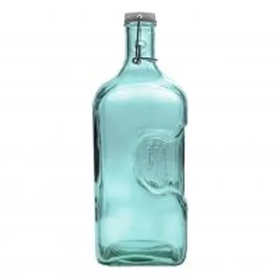 Immagine prodotto di HOMe Bottiglia In Vetro Riciclato Azzurro Lt 2