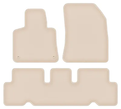 Immagine prodotto di Tappetini in velluto PREMIUM beige compatibili con Citroen C4 Grand Spacetourer (2013-2021, 5 posti) – con fissaggi – su misura