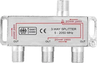Obrázok produktu pre Rozbočovač F trojcestný TS1911B 5-2050MHz