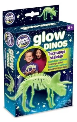 Obrázok produktu pre Svietiaca stavebnica kostry dinosaura Triceratops