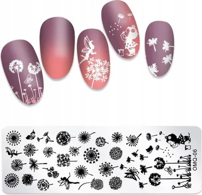 Produktbild von Stempelplatte für Nailart OMQ-06