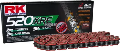 Produktbild von RK Red Open Transmission Chain XRE 114 Glieder 520 Nietverschluss
