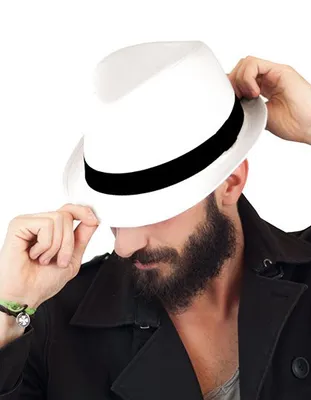 Zdjęcie produktu dla Czapka Pop Star – kolor: biały – rozmiar: S/M