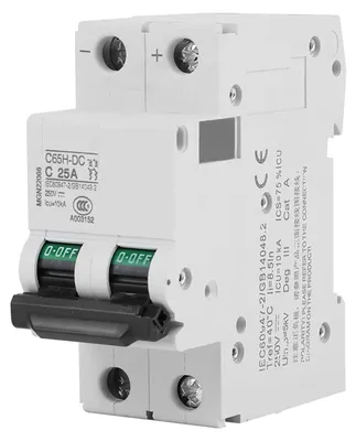 DC-Leitungsschutzschalter 25A/40A 2P 250V für Solaranlagen