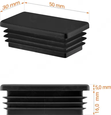 Produktbild von Abschlusskappe für Aluminiumprofil System 50/30
