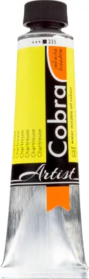 Image de Cobra Artist Peinture à l'huile miscible à l'eau Tube 40 ml Chartreuse 233