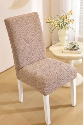 Stretch-Stuhlbezüge Set 4er, Jacquard, Universal, Kratzschutz