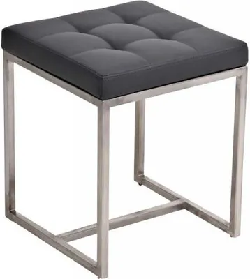 Produktbild von Sitzhocker Barci, Kunstleder  grau