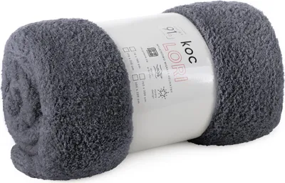 Image de Eurofirany Couverture en microfibre Flano 170x210 acier doux Lori D91