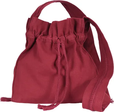 Produktbild von Mittelalterliche Pilgertasche, weinrot