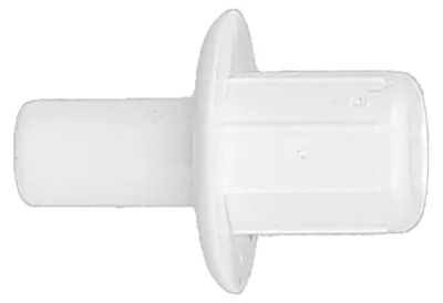 Scharnierstift für Gefrierfach, 25 mm, weiß, Kunststoff