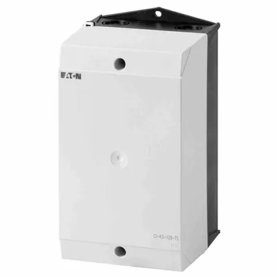 Image de Eaton Boîtier vide pour montage sur rail (L x H x P) 120 x 200 x 125 mm Gris clair (RAL 7035), noir (RAL 9005) CI-K (206884)