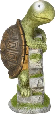Produktbild von Gartenfigur "Kleine Schildkröte", Gartendekoration, wetterbeständig, inkl. Solarlicht