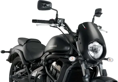Zdjęcie produktu dla PUIG 21093J Anarchy pasuje do KAWASAKI VULCAN S czarny matowy