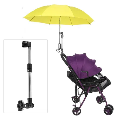 Produktbild von Fahrradanhänger, Kinderwagen, MBC, Sonnenschirmhalterung aus Edelstahl. Ausfahrbarer Sonnenschirmhalter
