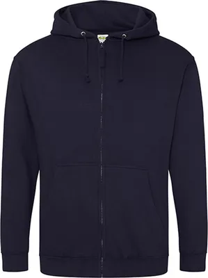 Immagine prodotto di Just Hoods JH050 | Felpa con cappuccio con zip / Zoodie da uomo - Colore: New French Navy - Taglia: S