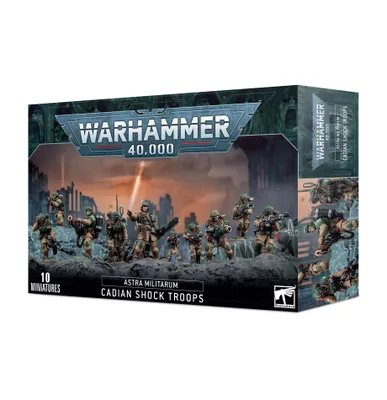 Produktbild von Warhammer 40k - Astra Militarum Troupe de Chocs Cadienne (2023)