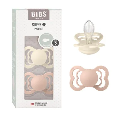 Produktbild von BIBS 260216 Supreme 6M+ Silikon-Schnuller, BPA-frei