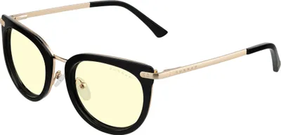 Produktbild von GUNNAR Gaming- und Computerbrillen - Lahti, Kista Collection - Rahmenfarbe: Onyx, Linsentönung: Amber (Blockiert 65% des blauen Lichts & 100% UV-Licht) - Blaulichtblockierende Brillen