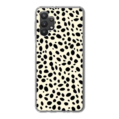 Produktbild von MuchoWow® Handyhülle Schutzhülle Hülle für Samsung Galaxy A32 5G Tiermuster - Punkte - Panther Silikon Softcase Handy Hülle - Softcase