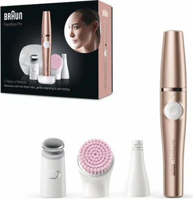 Produktbild von Braun FaceSpa Pro 921, Bronze, Weiß, 10 Pinzette, Kinn, Stirn, Oberlippe, 1 h