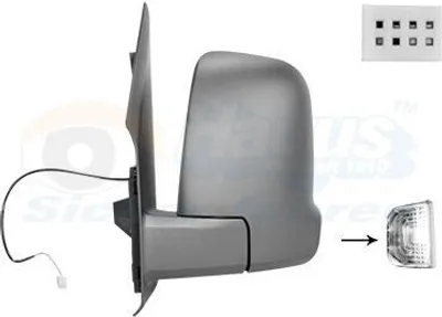 Produktbild von VAN WEZEL 2973801 Außenspiegel Seitenspiegel Links passend für MERCEDES-BENZ Sprinter 3,5-T Kastenwagen (907, 910) Konvex