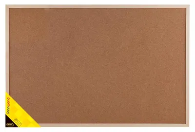 Zdjęcie produktu dla Tablica korkowa w drewnianej ramie, 60 x 90 cm, zawierająca 5 tablic korkowych i śruby