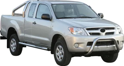 Produktbild von Frontbügel Frontschutzbügel für Toyota Hilux 2006-2011 ø76mm Stahl Silber Schutz