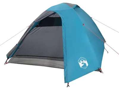 Produktbild von vidaXL Kuppel-Campingzelt 3 Personen Blau Wasserdicht