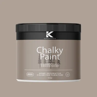 Produktbild von Kenzopaints Chalky Paint Kreidefarbe Möbelfarbe Möbellack 250ml - Clay