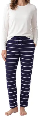 Produktbild von Schiesser Mix & Relax Schlafanzug Set aus Langarm-Shirt und langer Hose, Atmungsaktives Material, Bequemer Schnitt
