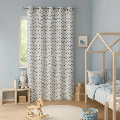Productafbeelding van Gordijn, walmodel, 140x250 cm, AI-gegenereerde afbeelding