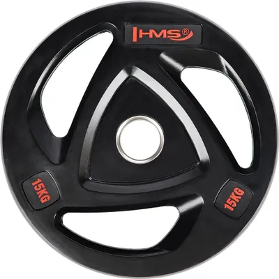 Produktbild von Olympische Hantelscheibe, 15 kg, Schwarz
